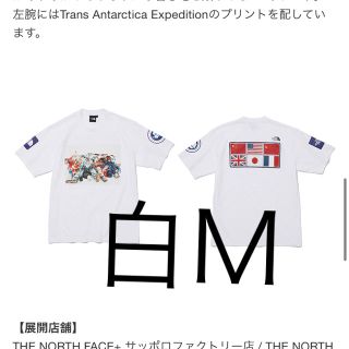 ザノースフェイス(THE NORTH FACE)のthe north face trans Antarctica tee 白 M(Tシャツ/カットソー(半袖/袖なし))