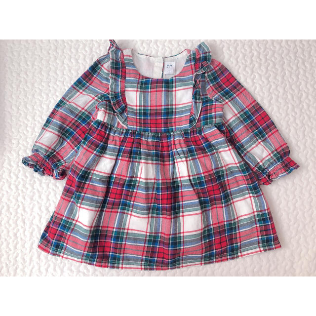 GAP(ギャップ)の【yuka様専用】GAP BABY チェックワンピース キッズ/ベビー/マタニティのベビー服(~85cm)(ワンピース)の商品写真