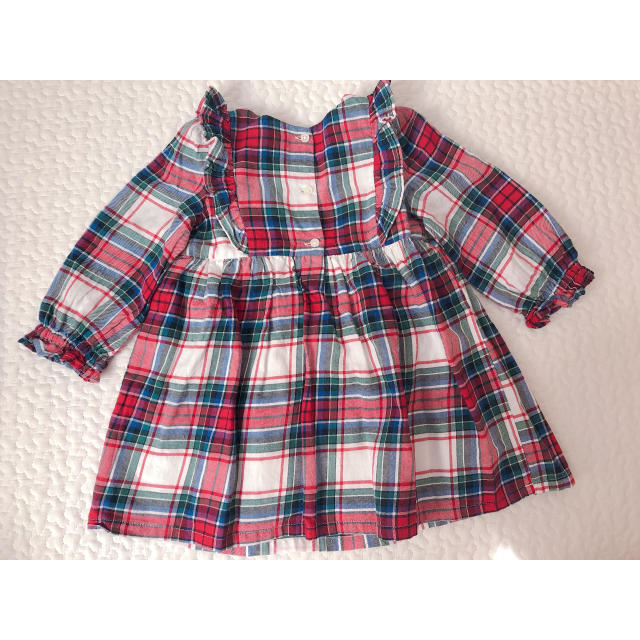 GAP(ギャップ)の【yuka様専用】GAP BABY チェックワンピース キッズ/ベビー/マタニティのベビー服(~85cm)(ワンピース)の商品写真