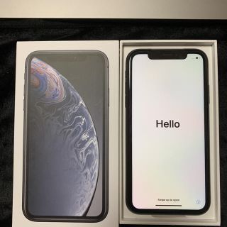 アイフォーン(iPhone)の新品☆iPhone XR BLACK 64GB本体SIMフリー(スマートフォン本体)