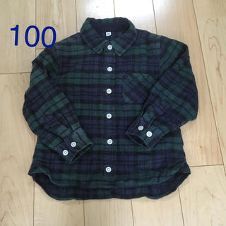 ムジルシリョウヒン(MUJI (無印良品))の無印良品 ネルシャツ 100(ブラウス)