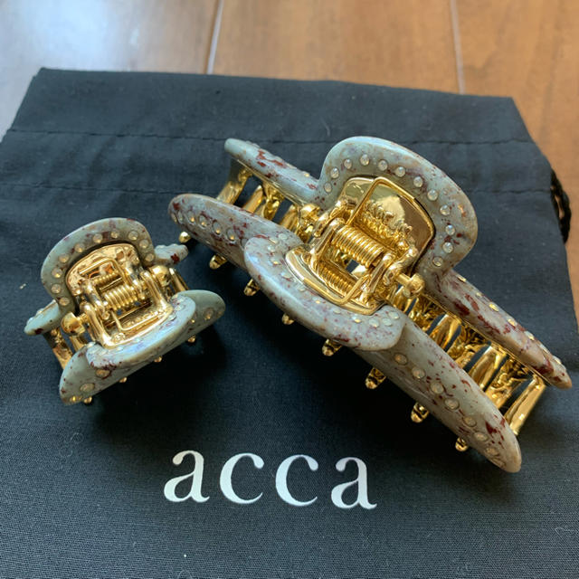 [新品・未使用]acca♡ティアラクイーン クリップ大小セット