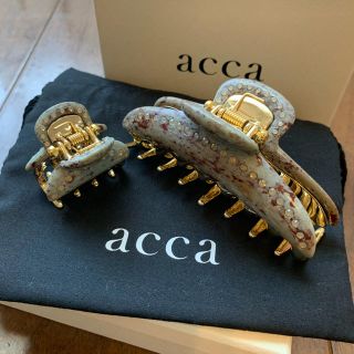 アッカ(acca)の[新品・未使用]acca♡ティアラクイーン クリップ大小セット(バレッタ/ヘアクリップ)