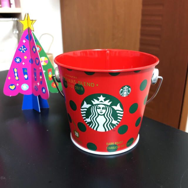 Starbucks Coffee(スターバックスコーヒー)のスターバックス VIA キャニスター バケツ缶のみ  インテリア/住まい/日用品のインテリア小物(小物入れ)の商品写真
