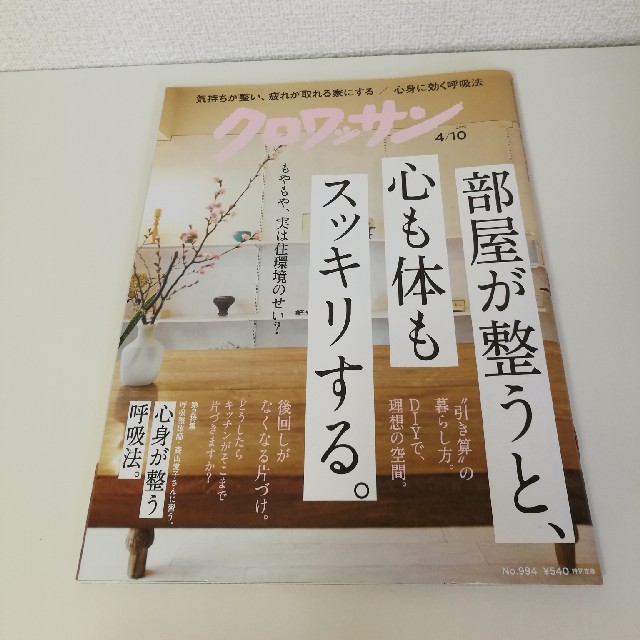 マガジンハウス(マガジンハウス)のクロワッサン　2019 エンタメ/ホビーの雑誌(生活/健康)の商品写真