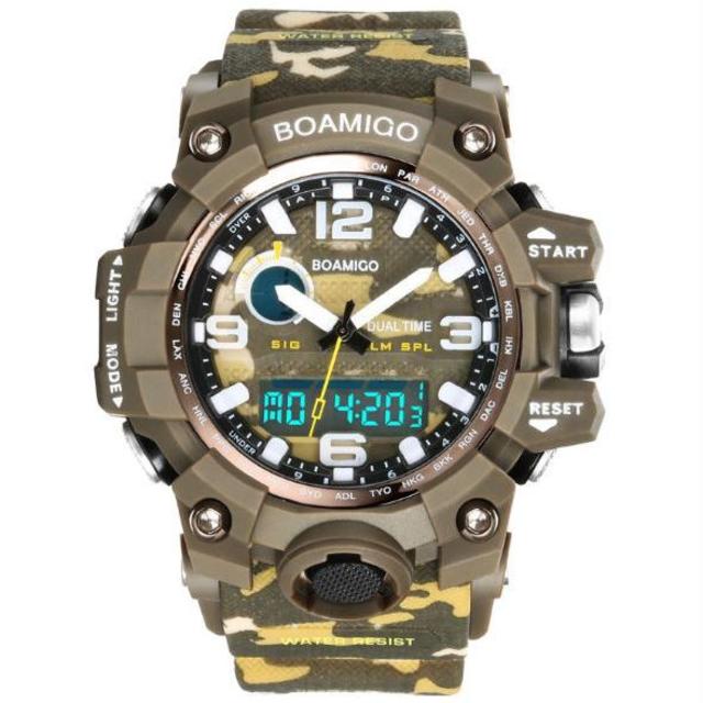海外限定 BOAMIGO ダイバーズ 迷彩 グリーン メンズの時計(腕時計(デジタル))の商品写真