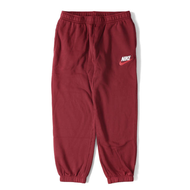 M supreme nike sweat pants burgundy