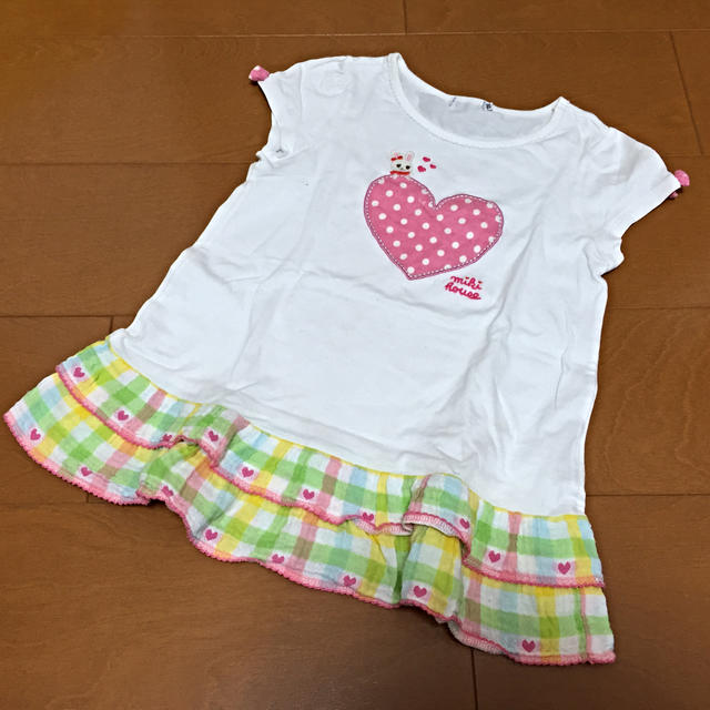 mikihouse(ミキハウス)のうさこ ワンピ チュニック キッズ/ベビー/マタニティのキッズ服女の子用(90cm~)(Tシャツ/カットソー)の商品写真