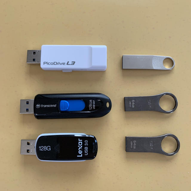 USBフラッシュメモリのサムネイル