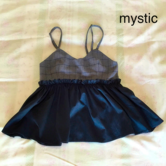 mystic(ミスティック)のmystic チェック切替キャミ レディースのトップス(キャミソール)の商品写真