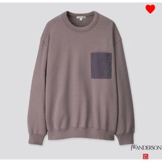 ユニクロ(UNIQLO)の新品 ユニクロ JWアンダーソン スウェットシャツ 人気完売 グレー L(スウェット)