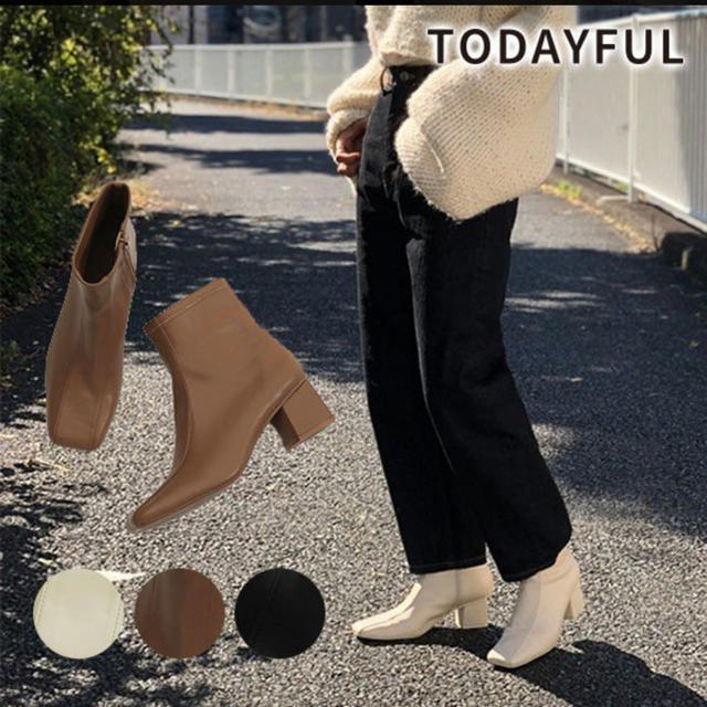 TODAYFUL(トゥデイフル)の新品　todayful 2019aw ブーツ レディースの靴/シューズ(ブーツ)の商品写真