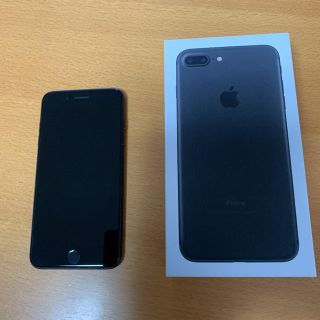 アップル(Apple)のiPhone 7 Plus Black 128 GB Softbank(スマートフォン本体)