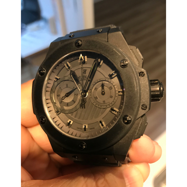 HUBLOT - HUBLOT ウブロ キングパワー オールブラック 48mm 自動巻の通販 by ケンゾーパパ0312's shop