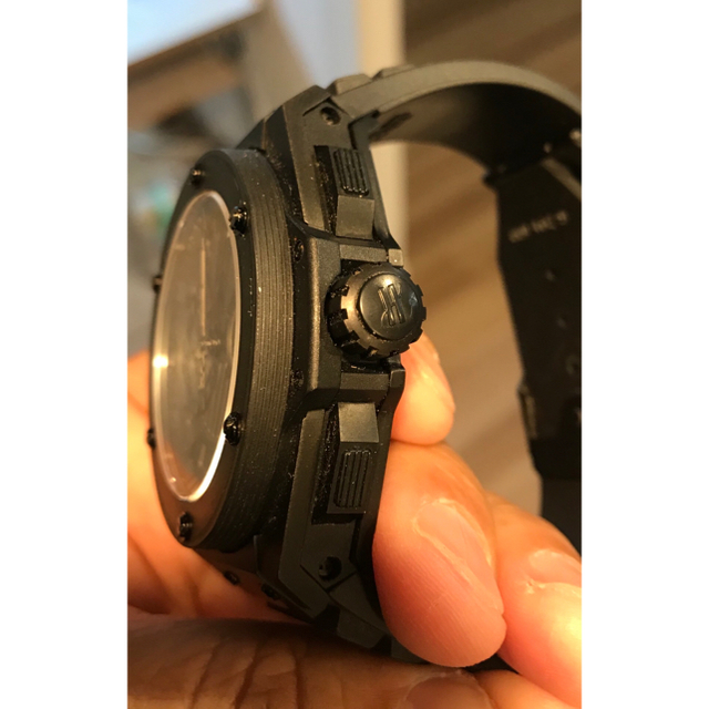 HUBLOT(ウブロ)のHUBLOT ウブロ キングパワー オールブラック 48mm 自動巻 メンズの時計(腕時計(アナログ))の商品写真