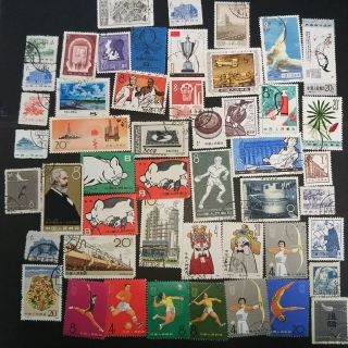 中国切手   使用済み(値下げしました)(使用済み切手/官製はがき)