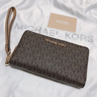 マイケルコース(Michael Kors)のマイケルコース　スマホケース(長財布)