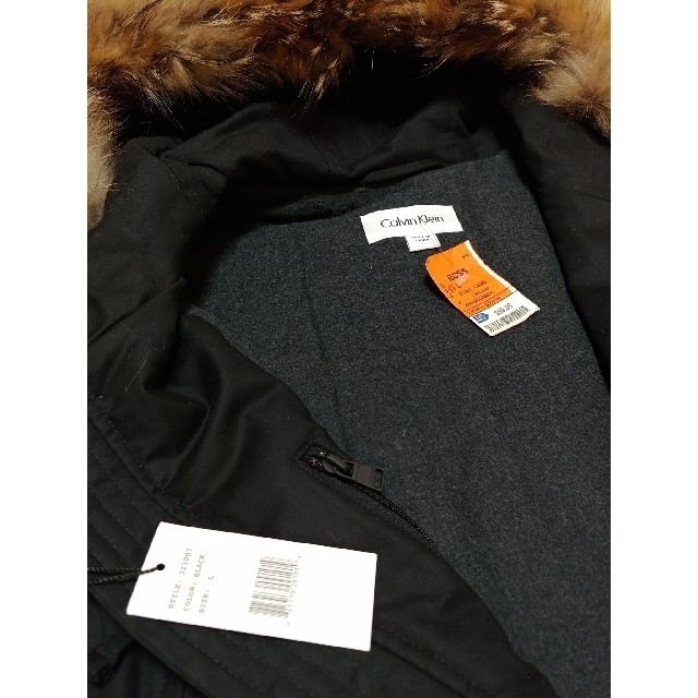 Calvin Klein メンズ モッズコート 黒 Lサイズ Calvin Klein メンズ モッズコート 黒 Lサイズ