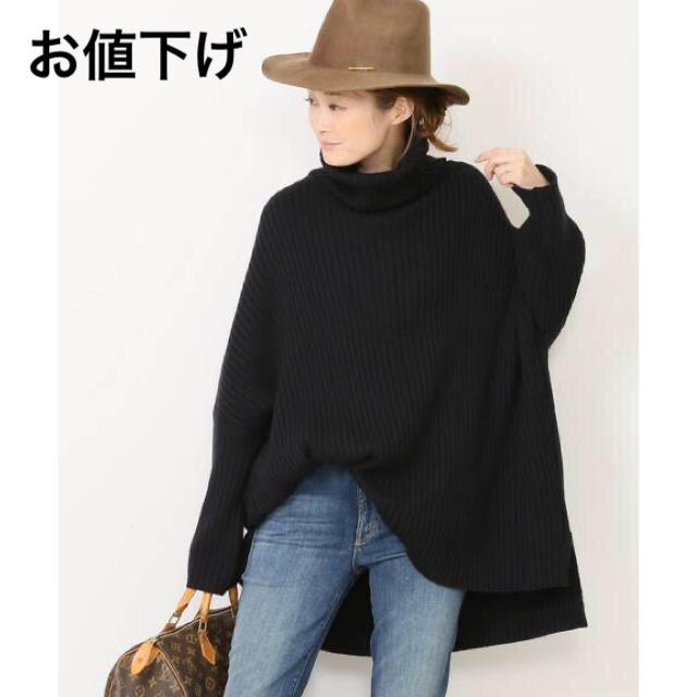 未使用Deuxieme Classe Over sized rib T/N PO