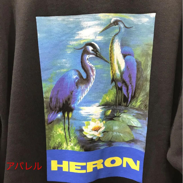 OFF-WHITE(オフホワイト)の新品19AW HERON PRESTON グラフィック スウェットシャツ XL メンズのトップス(スウェット)の商品写真