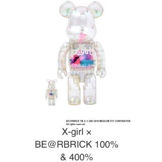 エックスガール(X-girl)のx-girl be@rbrick ベアブリック 100% & 400% (キャラクターグッズ)