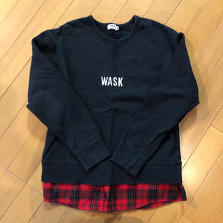 ワスク(WASK)のWASK ワスク 重ね着風 トレーナー 美品☆(Tシャツ/カットソー)