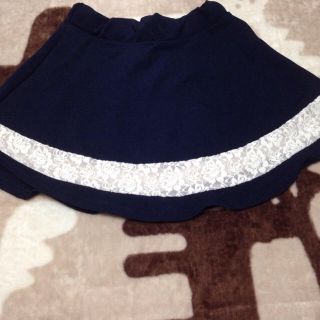 フォーエバートゥエンティーワン(FOREVER 21)の紺のミニスカート♡F21(ミニスカート)