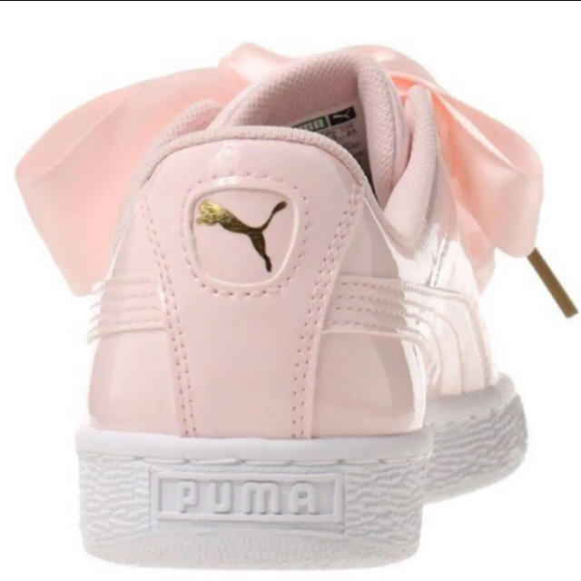 PUMA ☆新品☆PUMAプーマ バスケットハートパテント ピンク24レディースシューズの通販 by Reiko's shop｜プーマならラクマ