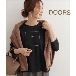 アーバンリサーチドアーズ(URBAN RESEARCH DOORS)の新品🍀今季 DOORS スクエアプリントTシャツ(Tシャツ(長袖/七分))