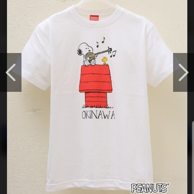 PEANUTS(ピーナッツ)の美品☆三線スヌーピーTシャツ レディースのトップス(Tシャツ(半袖/袖なし))の商品写真