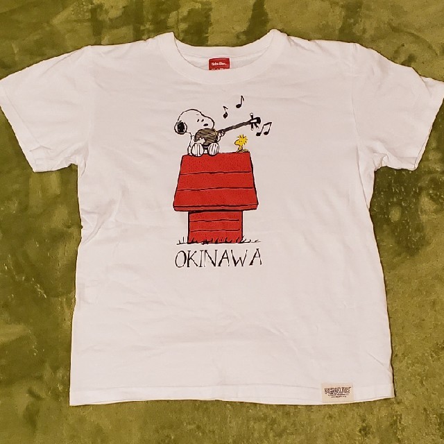 PEANUTS(ピーナッツ)の美品☆三線スヌーピーTシャツ レディースのトップス(Tシャツ(半袖/袖なし))の商品写真