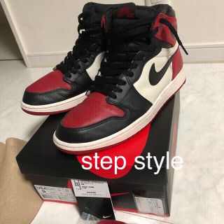 ナイキ(NIKE)のair jordan1 retro high og bred toe ジョーダン(スニーカー)