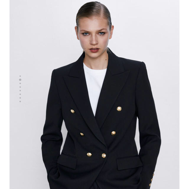 www.haoming.jp - ZARA ジャケット ネイビー 金ボタン 紺ブレ ザラ