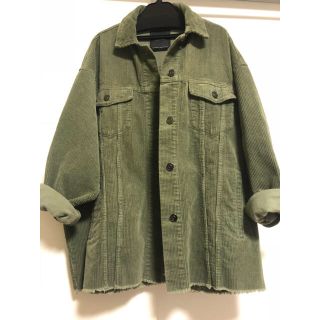 ザラ(ZARA)のZARA コーデュロイジャケット(ミリタリージャケット)