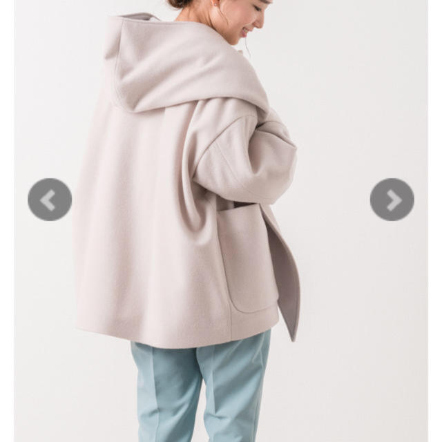 新品未使用 完売品 【2019AW】リボンフードショートコート