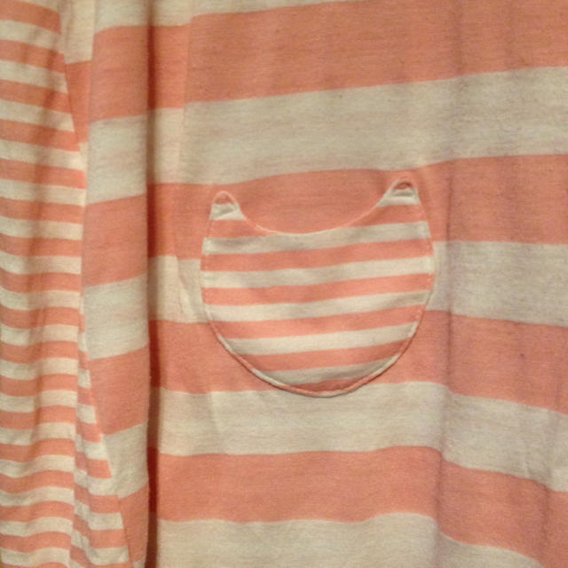 franche lippee(フランシュリッペ)のフランシュリッペ♡ねこポケットTシャツ レディースのトップス(Tシャツ(半袖/袖なし))の商品写真