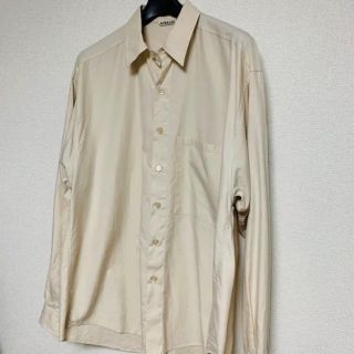 コモリ(COMOLI)の18aw AURALEE  FINX TWILL BIG SHIRTSオーラリー(シャツ)