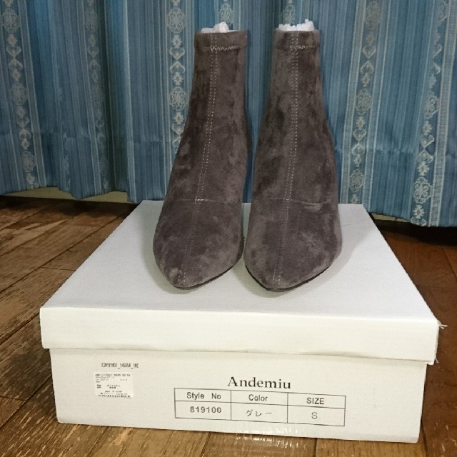 Andemiu(アンデミュウ)の【お値下げ】美品アンデミュウ☆ストレッチショートブーツ レディースの靴/シューズ(ブーツ)の商品写真