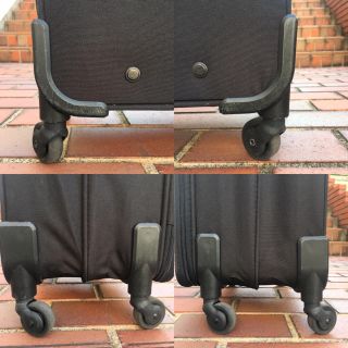 【無印良品】半分の厚みで収納できるソフトキャリーケース(S)黒