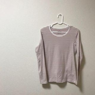 ムジルシリョウヒン(MUJI (無印良品))の無印良品　ボーダーTシャツ(Tシャツ(長袖/七分))