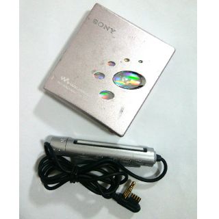 ソニー(SONY)のソニー MDウォークマン ピンク MZ-E520 (ポータブルプレーヤー)