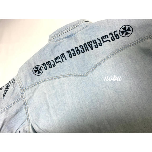 Levi's(リーバイス)の新品【 VETEMENTS 】ブルー デニム ウェスタン シャツ XS メンズのトップス(シャツ)の商品写真