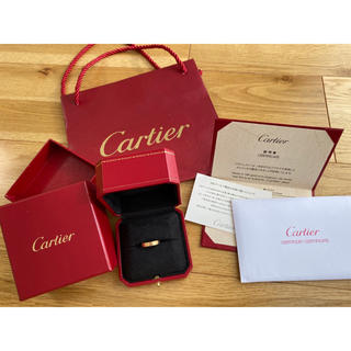 カルティエ(Cartier)のカルティエ(Cartier)ミニラブリング　ピンクゴールド　12号(リング(指輪))