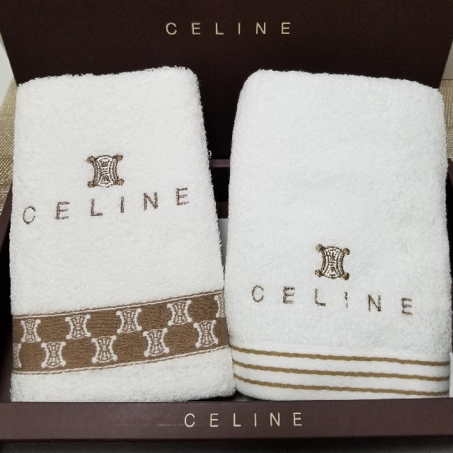 celine CELINE フェイスタオル 2枚 【新品】 セリーヌ タオルセットの通販 by ｲﾝｽﾊﾟｲｱ☆shop｜セリーヌならラクマ