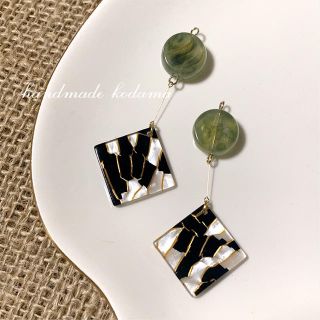 トゥデイフル(TODAYFUL)の013 ハンドメイド　秋色ピアス(ピアス)