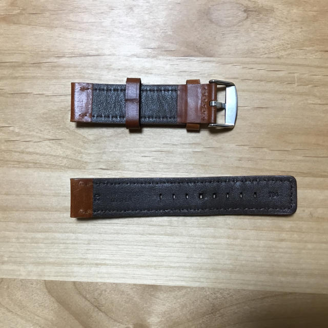 腕時計のレザーベルト20mm メンズの時計(レザーベルト)の商品写真