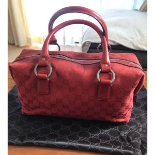 グッチ(Gucci)のGUCCI バック☆希少　赤(ハンドバッグ)