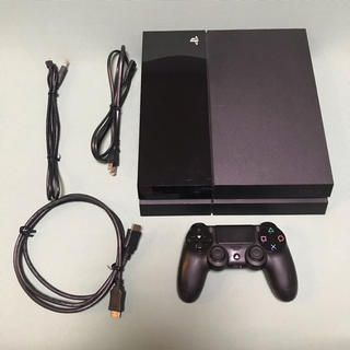 プレイステーション4(PlayStation4)のPS4 本体 500G 動作確認済み コントローラー付き(家庭用ゲーム機本体)