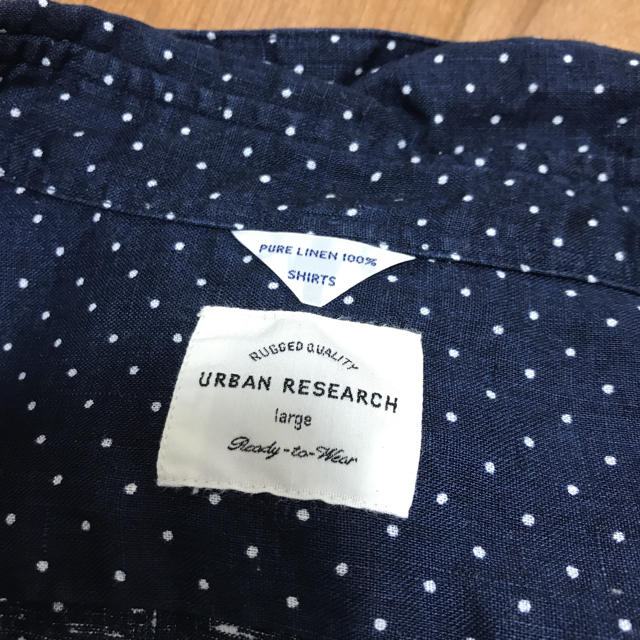 URBAN RESEARCH(アーバンリサーチ)の［美品］アーバンリサーチのドッドシャツ L メンズのトップス(シャツ)の商品写真