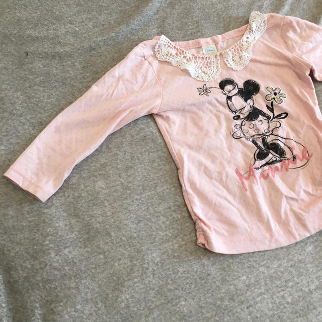 Disney(ディズニー)のロンティー(ミニーちゃん) キッズ/ベビー/マタニティのキッズ服女の子用(90cm~)(Tシャツ/カットソー)の商品写真